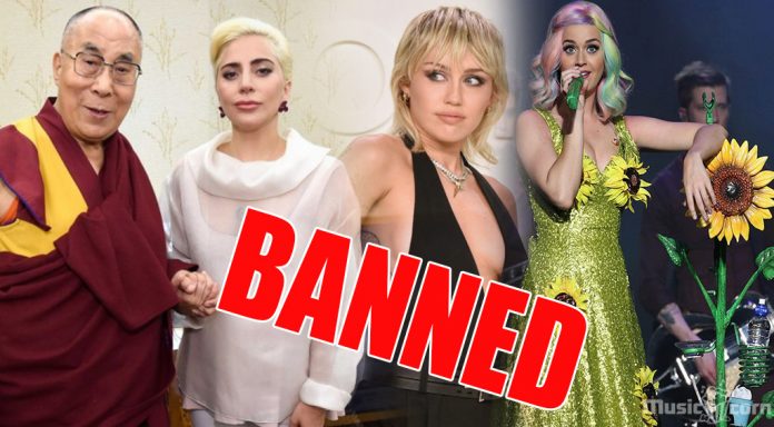 Music artists are banned from