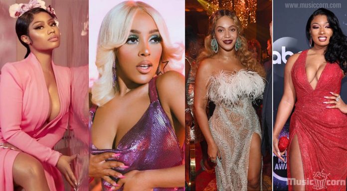 Doja Cat, Nicki Minaj, Beyoncé and Megan Thee Stallion Billboard Hot 100