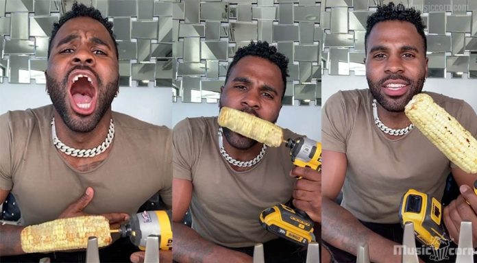 Jason Derulo chipped his front teeth.