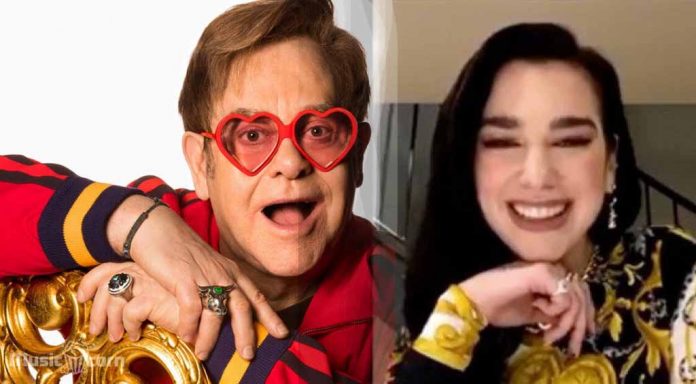 Sir Elton John admires Dua Lipa