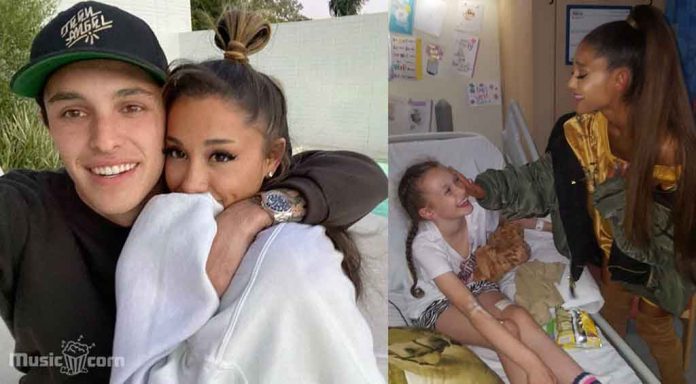 Ariana Grande and Dalton Gomez sends gifts to children's hospital